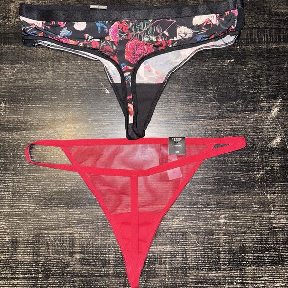 Lot of 5 Torrid Thong Panties Size 00X 00 - Picture 3 of 7